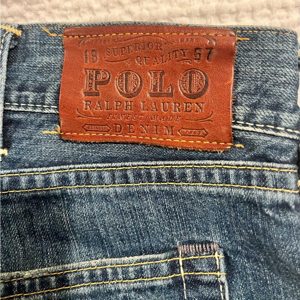 Men's Polo by Ralph Lauren Blue Relaxed Jeans Timeless Design
